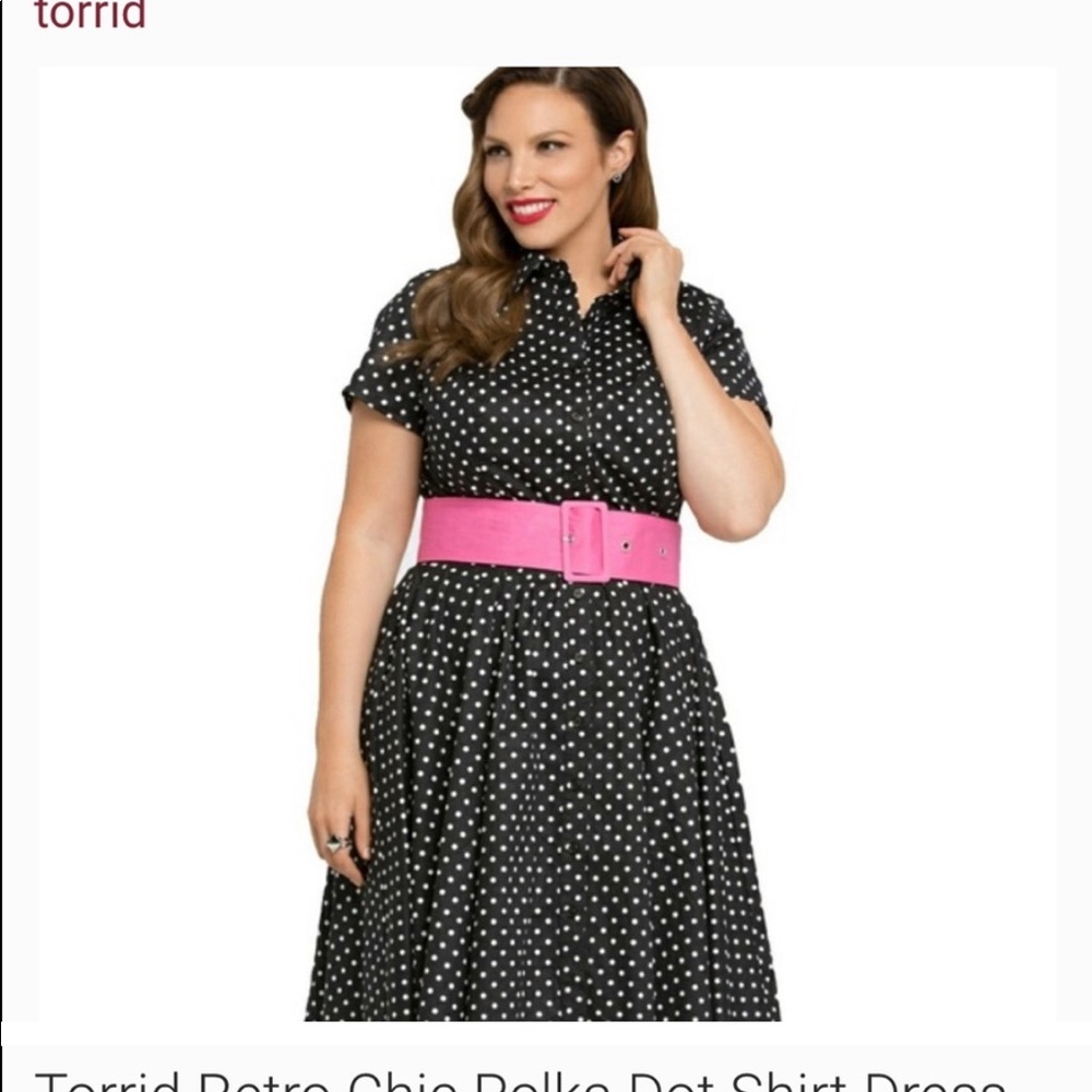 Torrid Retro chic dress with belt